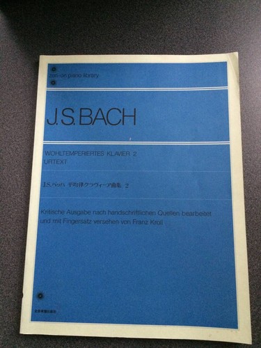 Bach Sobble Clavier Song Collection (2) Original Version/Full Sound