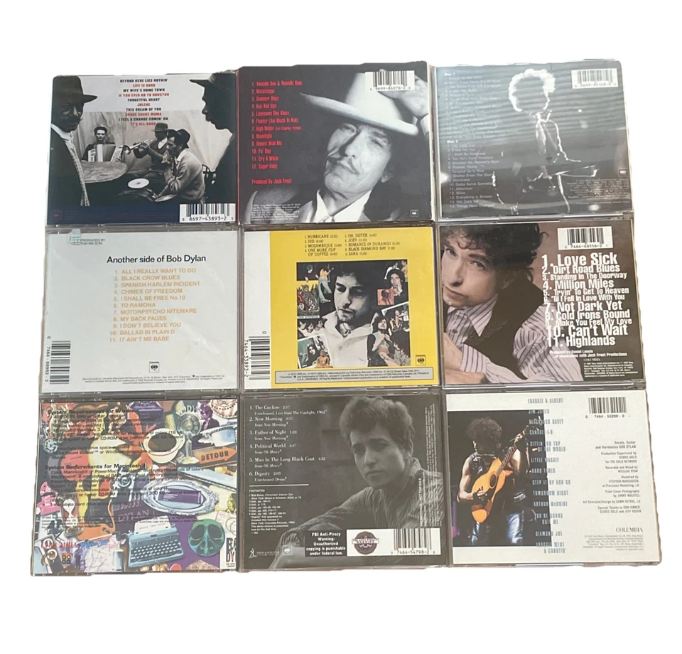 Bob Dylan CD Lot 22 Albums Greatest Hits Desire Blonde On Blonde, & Rare Titles Foto 4 de 4