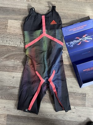 Adidas Damen Adizero XVI Wettkampf Schwimmanzug Fina Swimmsuit Badeanzug  Gr. 26