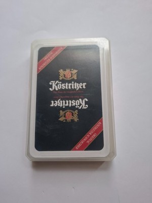 2 x Spielkarten, Skat / Köstritz, älteres Spiel, 32 Blatt, Karten unbespielt,