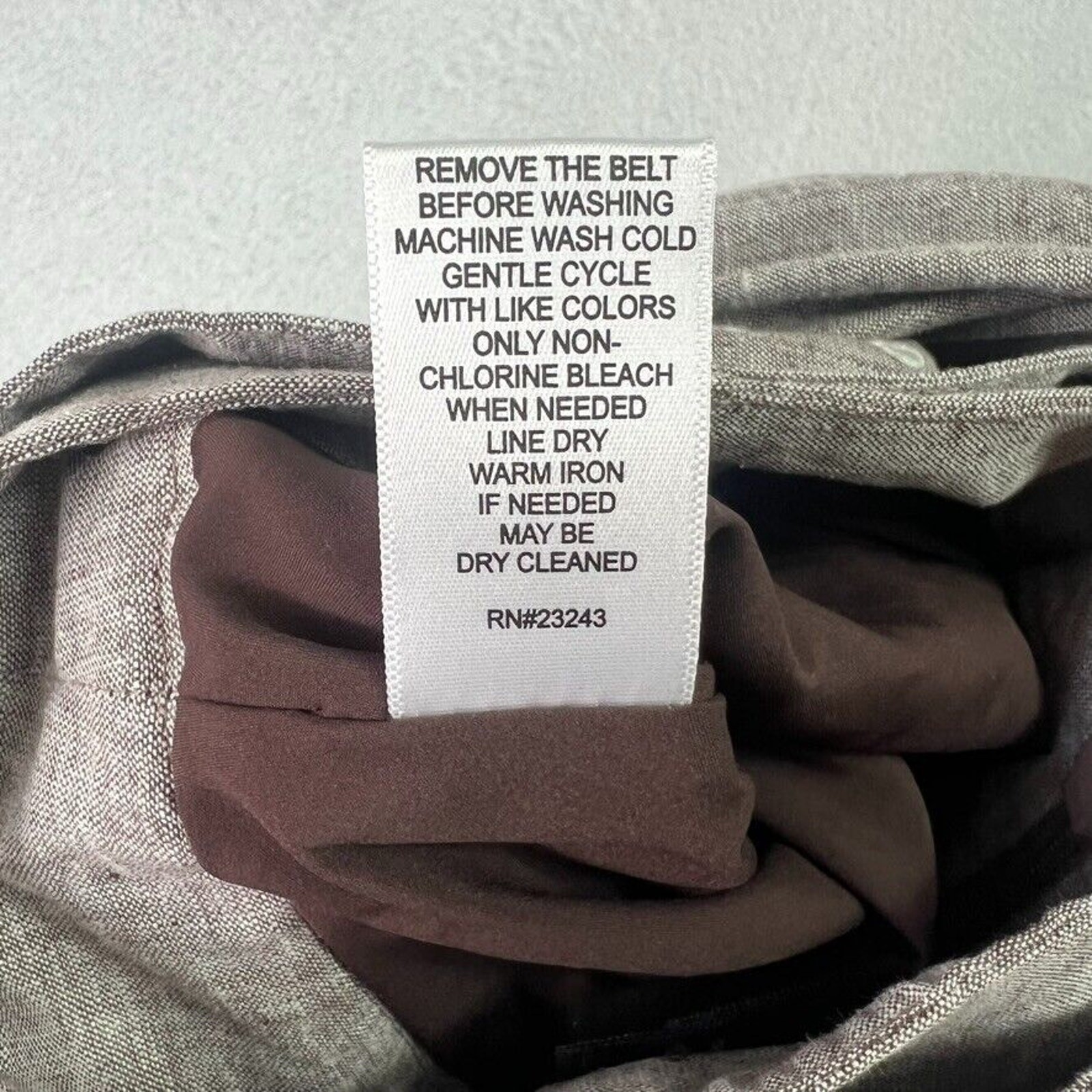 7th Avenue Design Studio Skirt 12 Linen Blend Belted A-line Lined Pockets