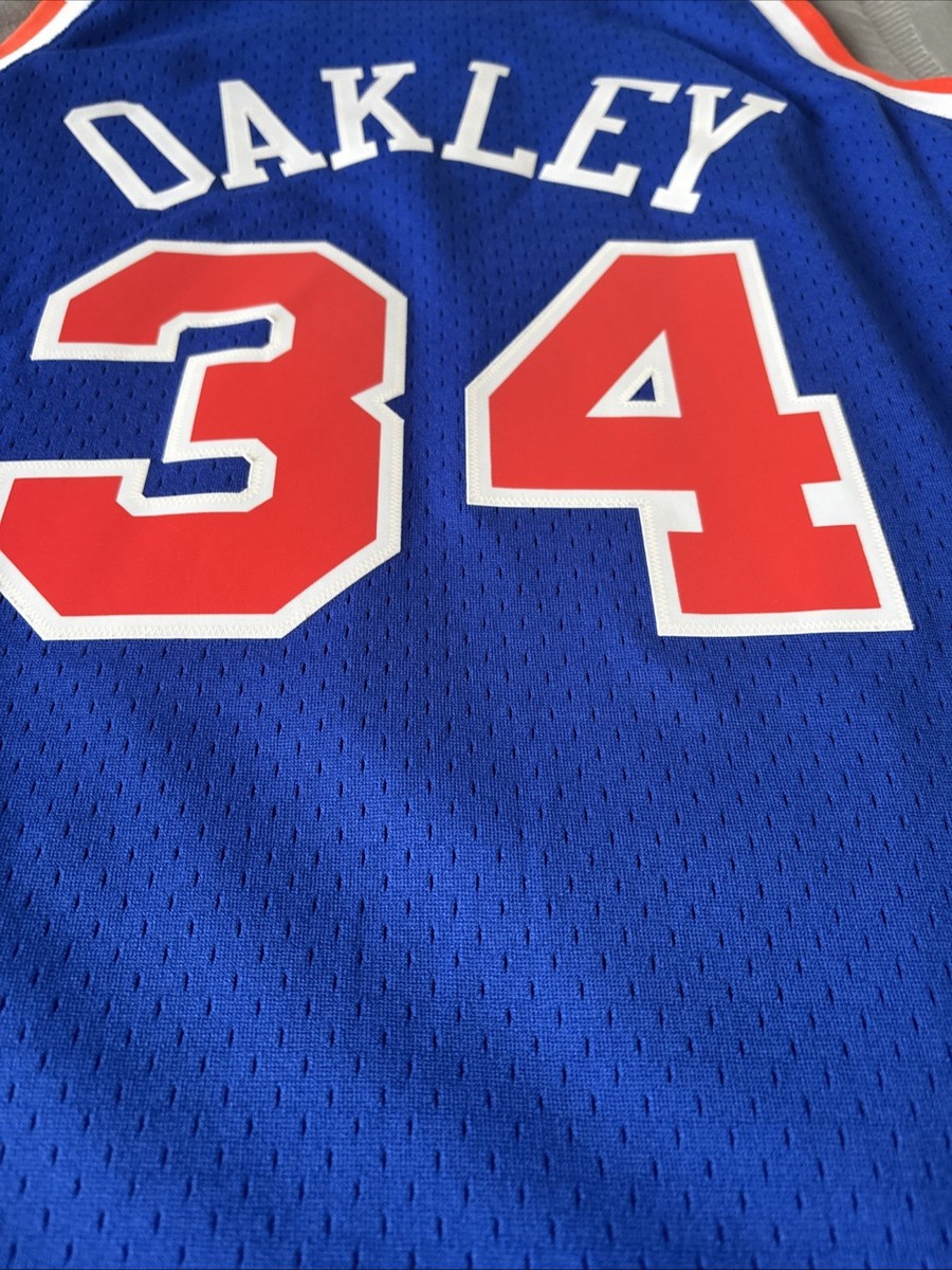 Charles Oakley #34 Mitchell Ness 1991-1992 New York Knicks Home