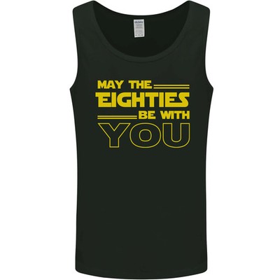 May the 80s Eighties Be With You Sci-Fi Herren Trägershirt Tank Top