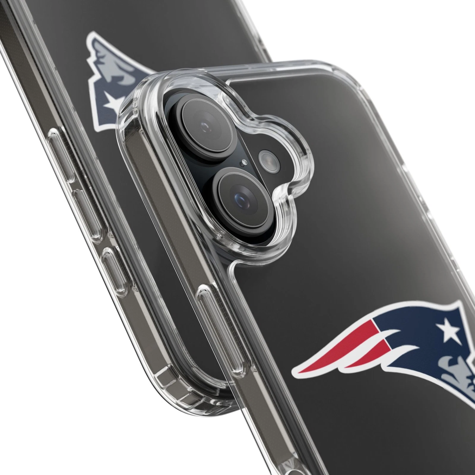 New England Patriots Clear Phone Case for iPhone