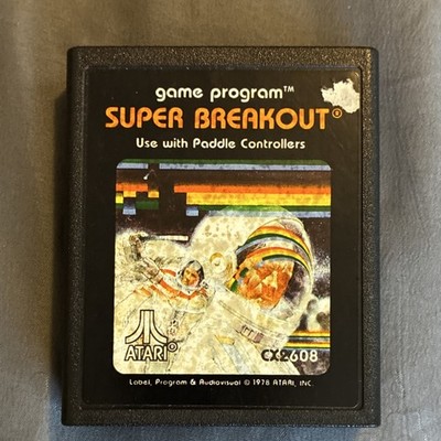 Atari Super Breakout Atari 2600 Arcade Game Use with Paddle Controllers 1978