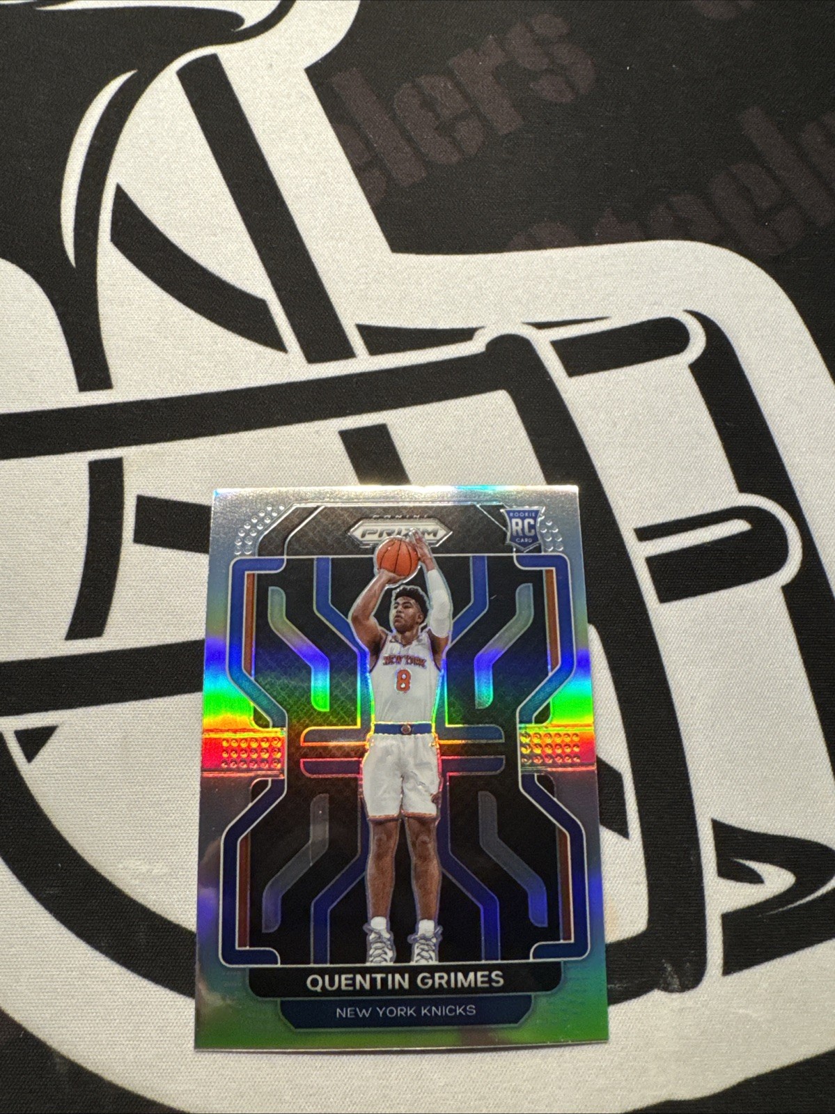 2021-22 Panini Prizm NBA Quentin Grimes Silver Rookie Card #285 Knicks