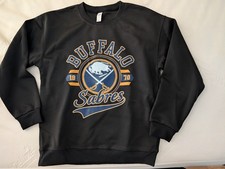 Buffalo Sabres Women's Medium Black Sweatshirt NHL Hockey