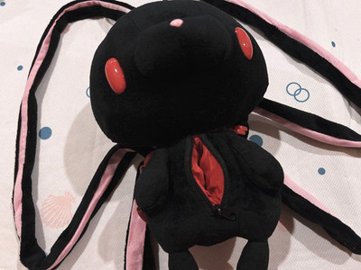 Chax GP Gloomy All Purpose Bunny Rabbit Backpack Black CGP-293 Good condition