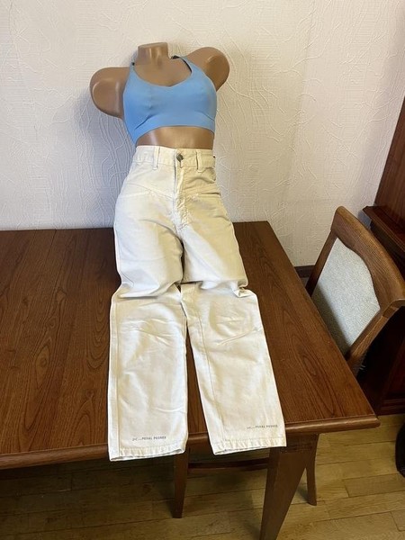 Women Closed Jeans Beige S