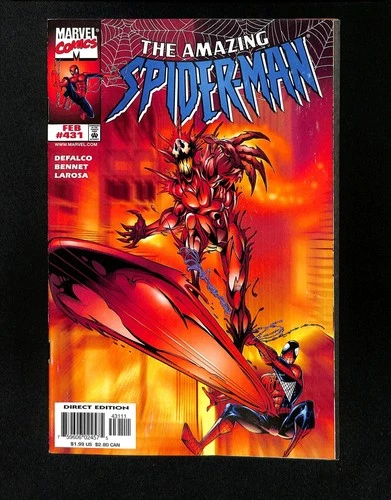 Amazing Spider-Man #431 FN+ 6.5 1st Cosmic Carnage! Marvel 1998