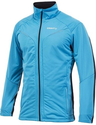 Craft Performance XC Storm Herren Winterjacke S / 4 Ocean/Schwarz