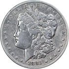 1881-CC Morgan Silver Dollar Nice VF Details Key Date Nice Strike