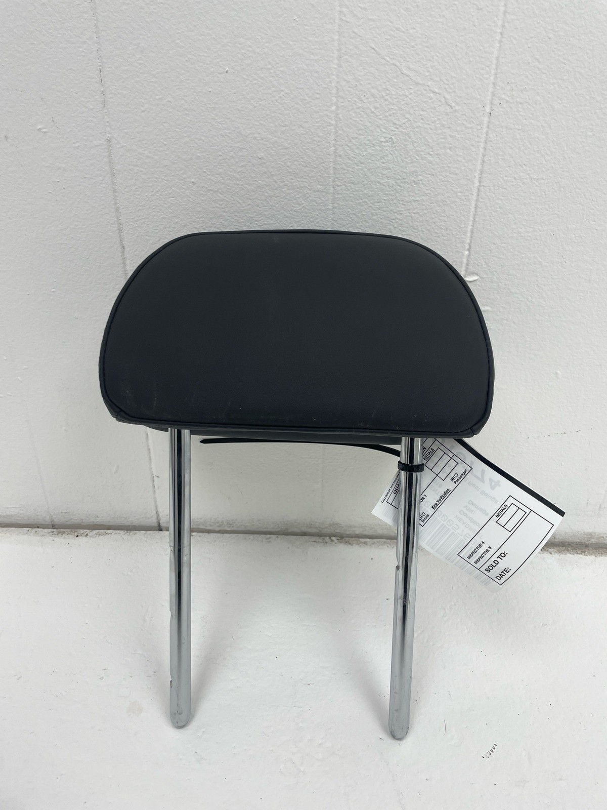 2015-2020 BENTLEY BENTAYGA OEM Rear Left Head Rest Beluga Black Leather