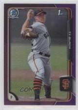 2015 Bowman Chrome Prospects Purple Refractor 162/250 Ty Blach #BCP24 n0c
