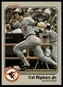 1983 Fleer #70 Cal Ripken Jr.