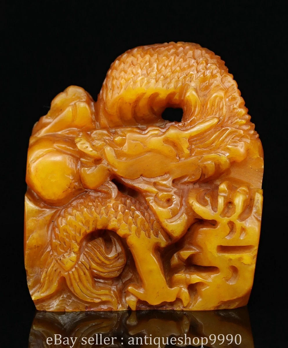 古董原始寿山石主中国风雕像、雕像| eBay