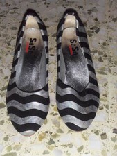 Brand New Sasa striped high heel Shoe - size 36