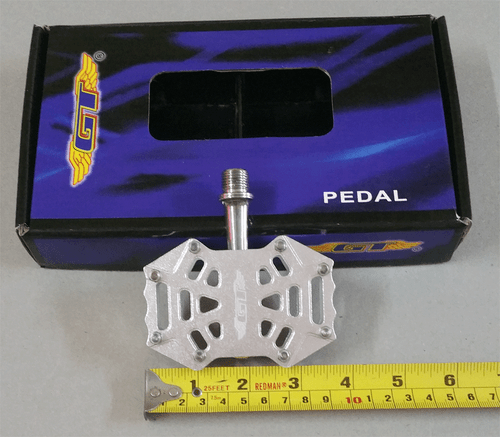 Vintage Old School GT BMX Bicycle Bike Alloy Pedals 9/16 Flat-Platform Spider - Picture 2 of 5