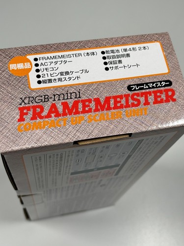 Brand New Frame Meister Upscaler Discontinued Retro Gaming Video Converter Japan - Picture 6 of 9
