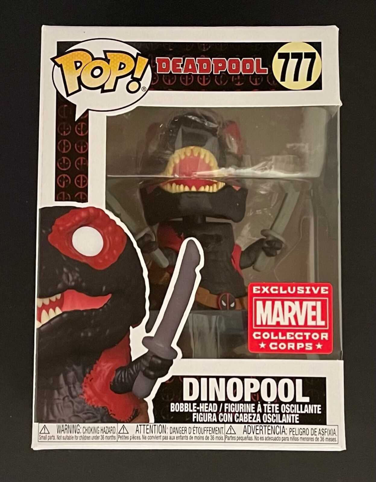 En Oferta Funko Pop! Marvel Collector Corps #777 Dinopool Exclusivo Nuevo