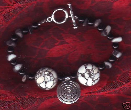 Bigiotteria turchese in argento tibetano