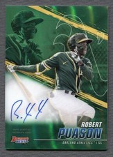 2021 Bowman's Best Best of 2021 Auto Green Refractor #B21-RP Robert Puason 01/99