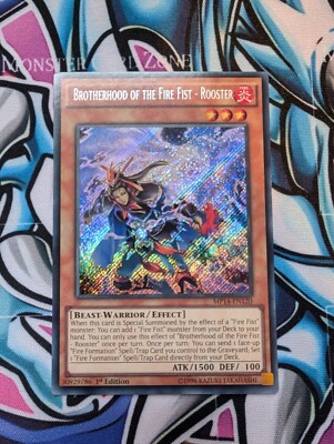 Bruderschaft der Feuerfaust - Hahn - Secret Rare 1. Auflage MP14-DE120 YuGiOh