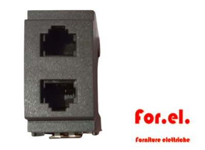 VIMAR 16338 - DOPPELSTECKDOSE RJ11