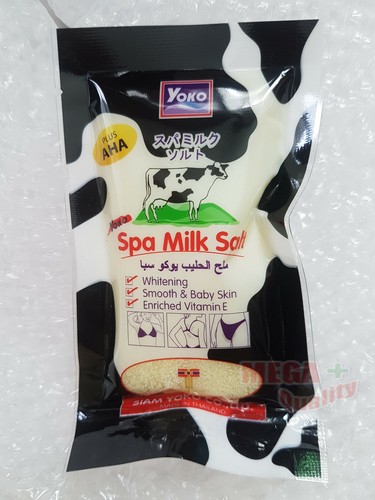 2 x 50g YOKO SCRUB SPA MILK SALT, BRIGHT, REMOVES DIRT DEPOSIT and DEAD CELLS - Picture 3 of 3