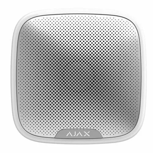 Ajax StreetSiren Bianca Jeweller: Sirena Esterna Wireless 113dB IP54