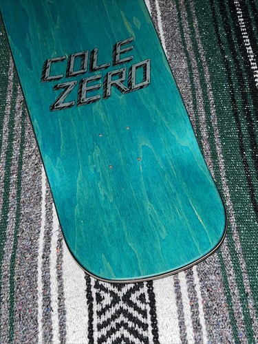 Chris Cole Zero Skull And Snake Skateboard Deck Shaped Cruiser Board - Picture 8 of 11