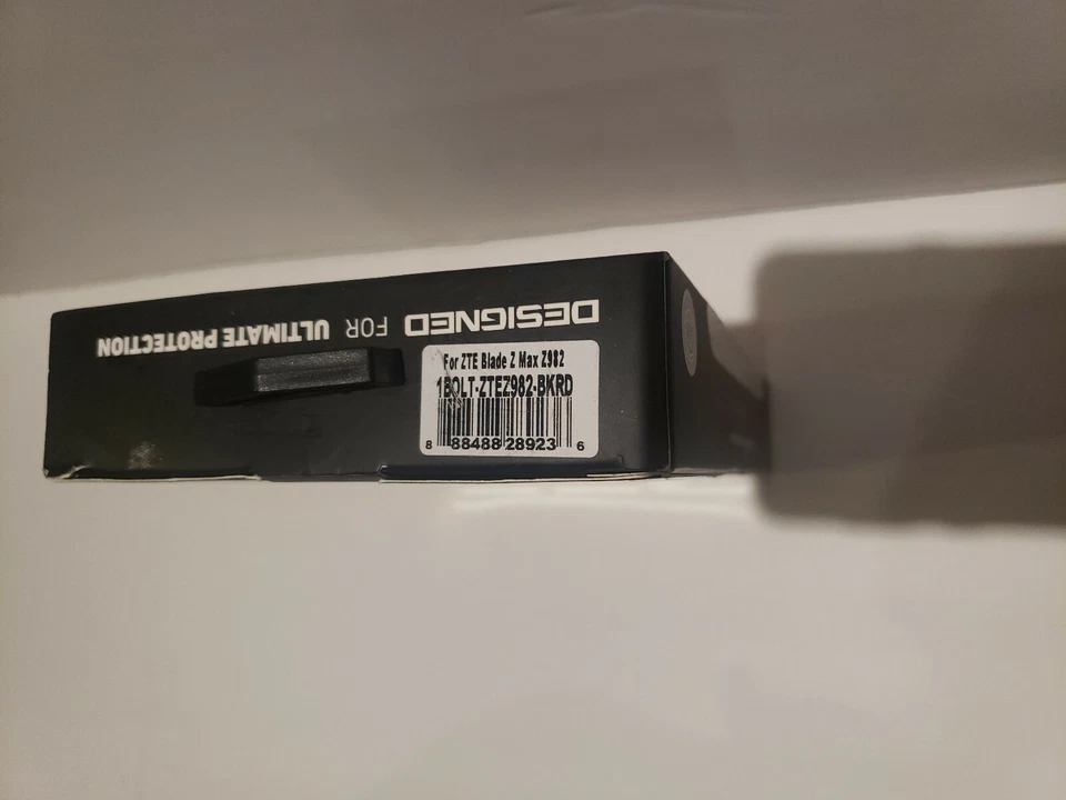 Zizo Bolt Cover Black For ZTE Max XL Blade X Max Tempered Glass Screen , Black - Image 4 of 4