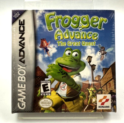 GBA Frogger Advance The Great Quest, neu und fabrikversiegelt - **fehler**