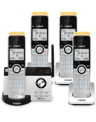 VTech IS8121-4 Super Long Range 4 Handset DECT 6.0 Cordless Answer Machine