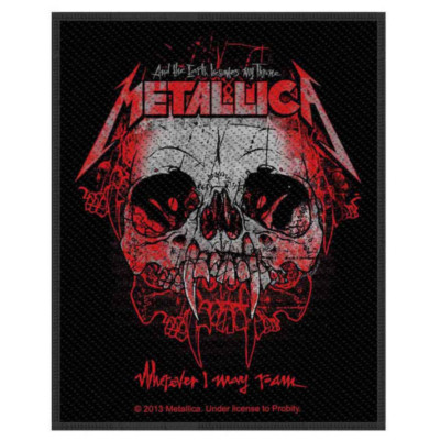 Metallica Patch · Wherever I May Roam Black Red