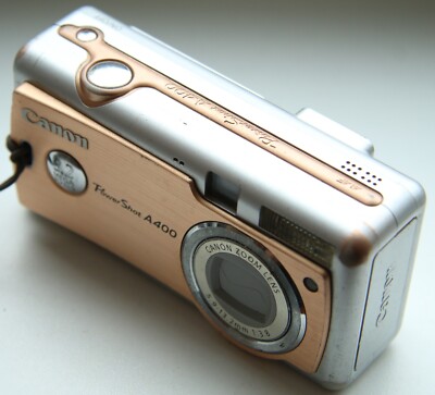 【美品】Canon PowerShot A400 シルバー　単3電池駆動 PowerShot A400 - Canon Camera Museum
