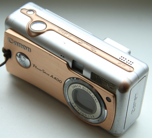 Canon PowerShot A400 3.2MP Compact Digital Camera Silver Bronze DISPLAY BROKEN - Picture 14 of 14