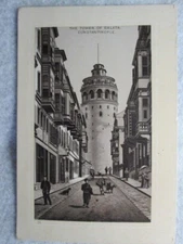 Jersey Coffee Victorian Trade Card, The Tower Of Galata, Constantinople # 51