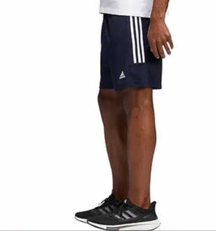 ADIDAS Men's 3-Stripe Logo 2-Zippered Pocket Shorts 1562999 ADIDAS Men's 3-Stripe Logo 2-Zippered Pocket Shorts 1562999
