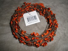 Pumpkin Spice Pip Berry String Garland, 18 ft.