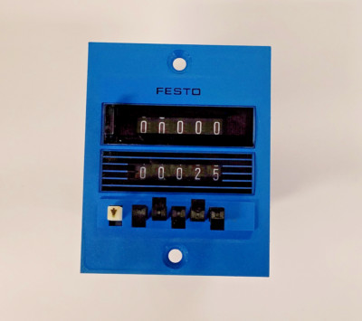 FESTO PZV-S-E 8605 Vorwahlzähler   - TOP ZUSTAND  worldwide shipping