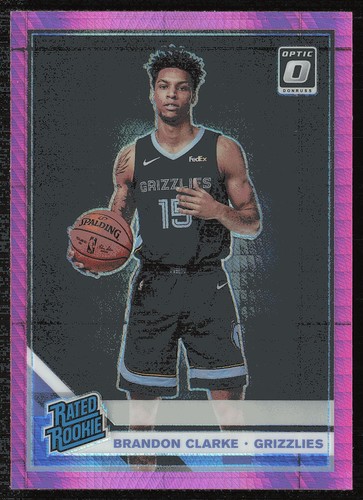 Brandon Clarke [Hyper Pink] #194 2019 Panini Donruss Optic card