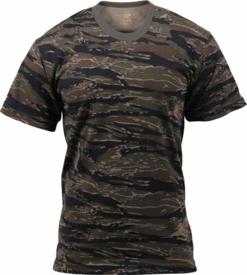 #ad Rothco Mens Camo Short Sleeve Tactical Military T Shirt Choose Sizes $13.95