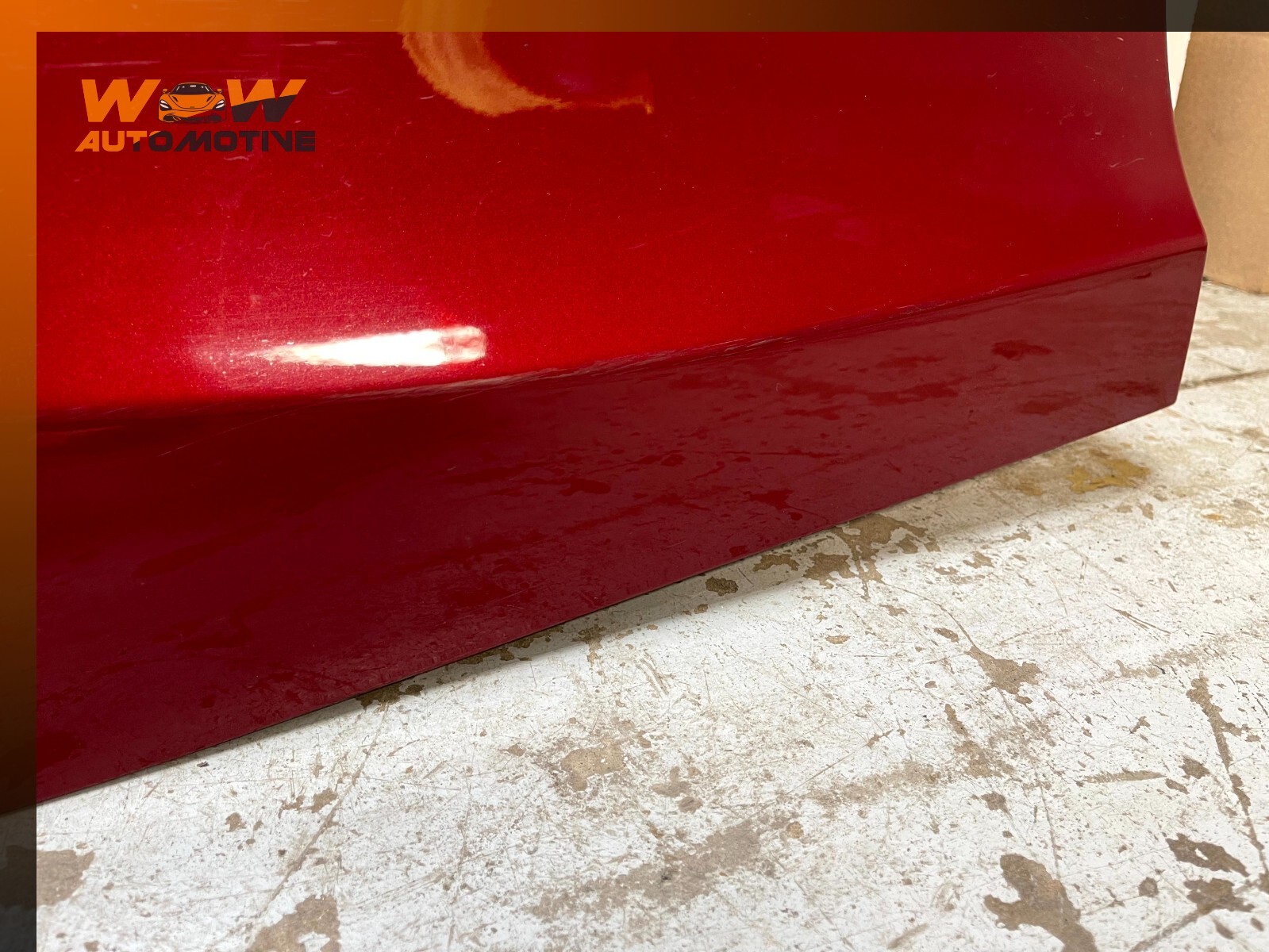14-17 MASERATI GHIBLI REAR RIGHT PASSENGER SIDE DOOR SHELL RED OEM