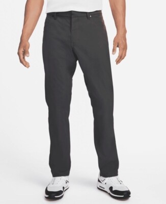 $95 Nike Men s Dri-Fit Repel 5 Pocket Slim Fit Golf Pants DA3064-070 34x34