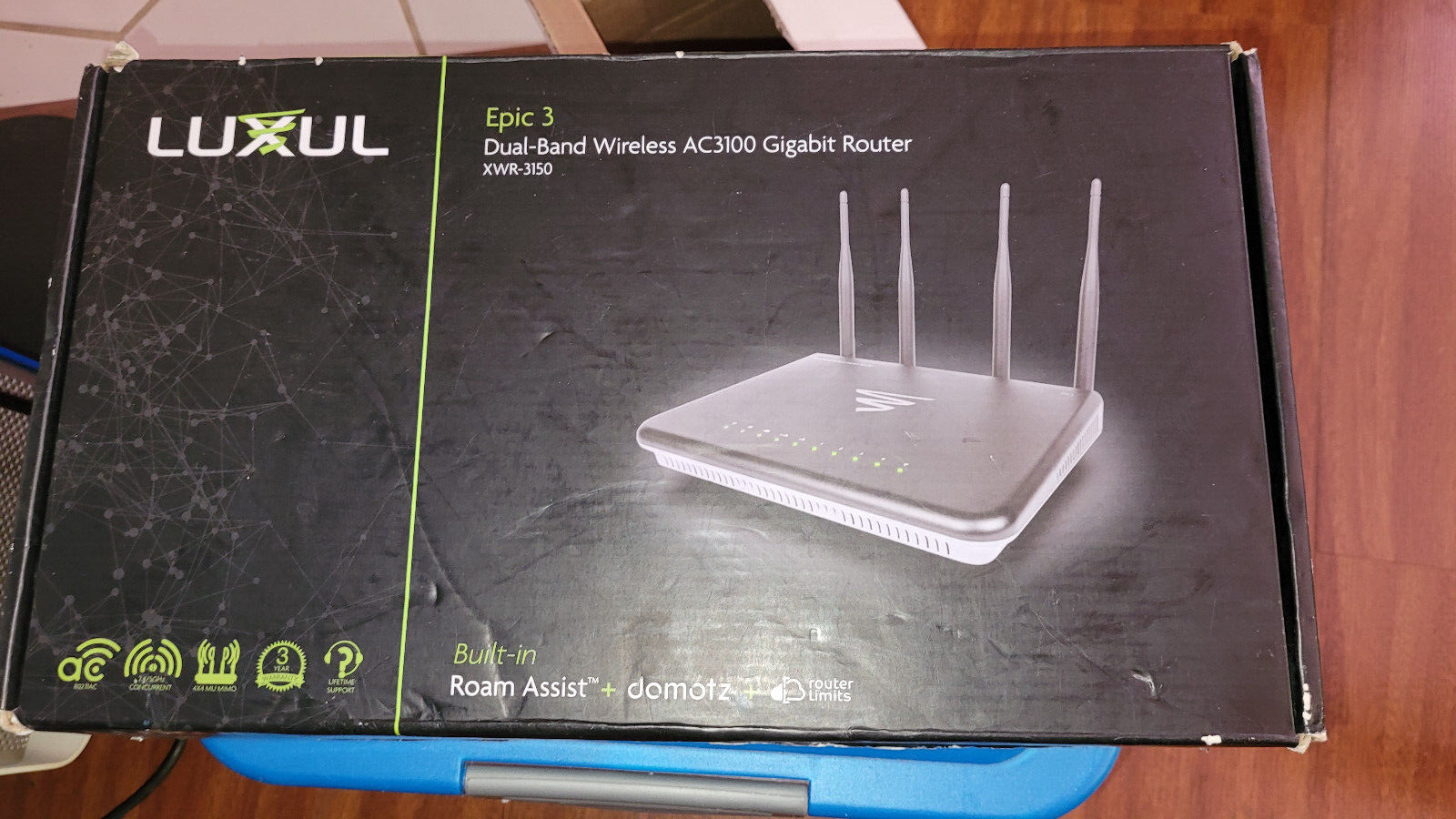 Luxul Epic 3 Dual Band Wireless AC3100 Gigabit Router - XWR-3150 - Open ...