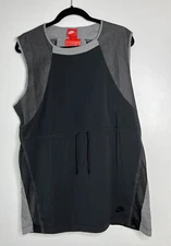 Nike Size L Womens Active Sleeveless Tank Top Black Shirt Athleisure New NWT