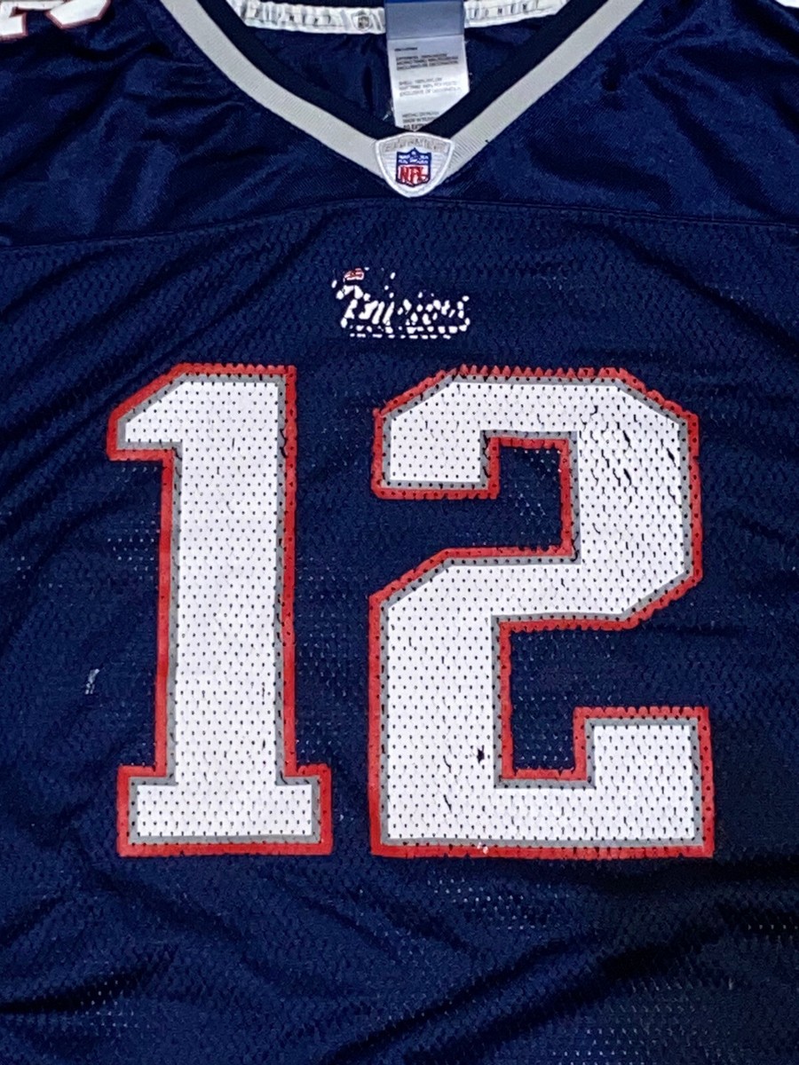 Reebok ゲームシャツ NFL ペイトリオッツ BRADY レプリカ 2XL Reebok リーボック NFL ニューイングランド ペイトリオッツ