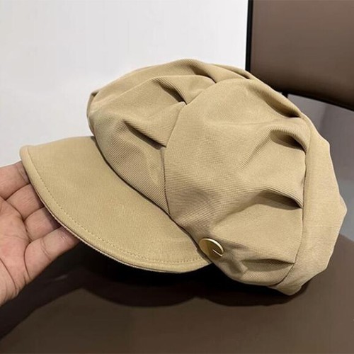Cappello da newsboy stile britannico donna ottagonale donna cappello sole berretto pittore berretto - Foto 6 di 23