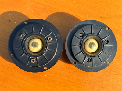 Ultra rare!! Vintage Pair Audax TW 10EMK 8ohm tweeter 0079